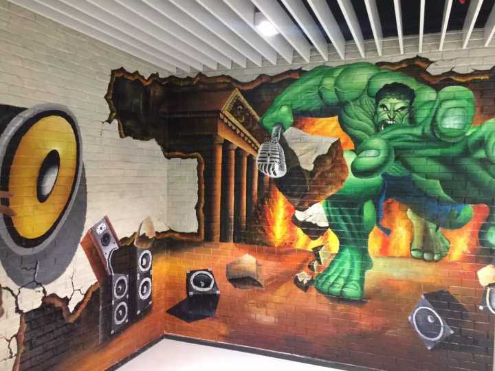 不同場合的墻體彩繪的價格