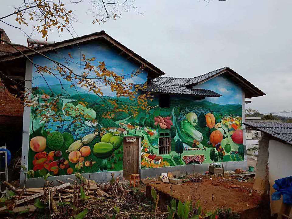 墻體彩繪藝術，所適宜的場所是非常廣泛的