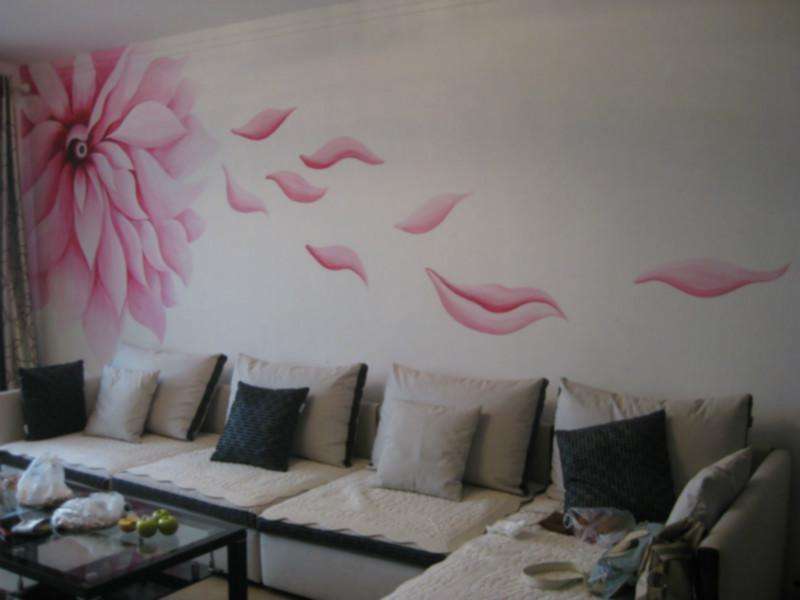 成套的桌椅以及人群的手繪表現