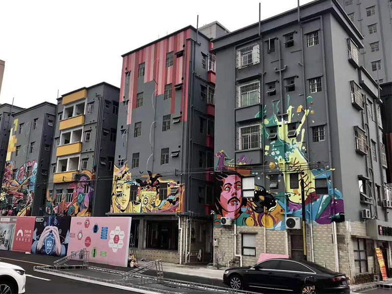 墻體彩繪已經逐漸成為了一種流行時尚元素